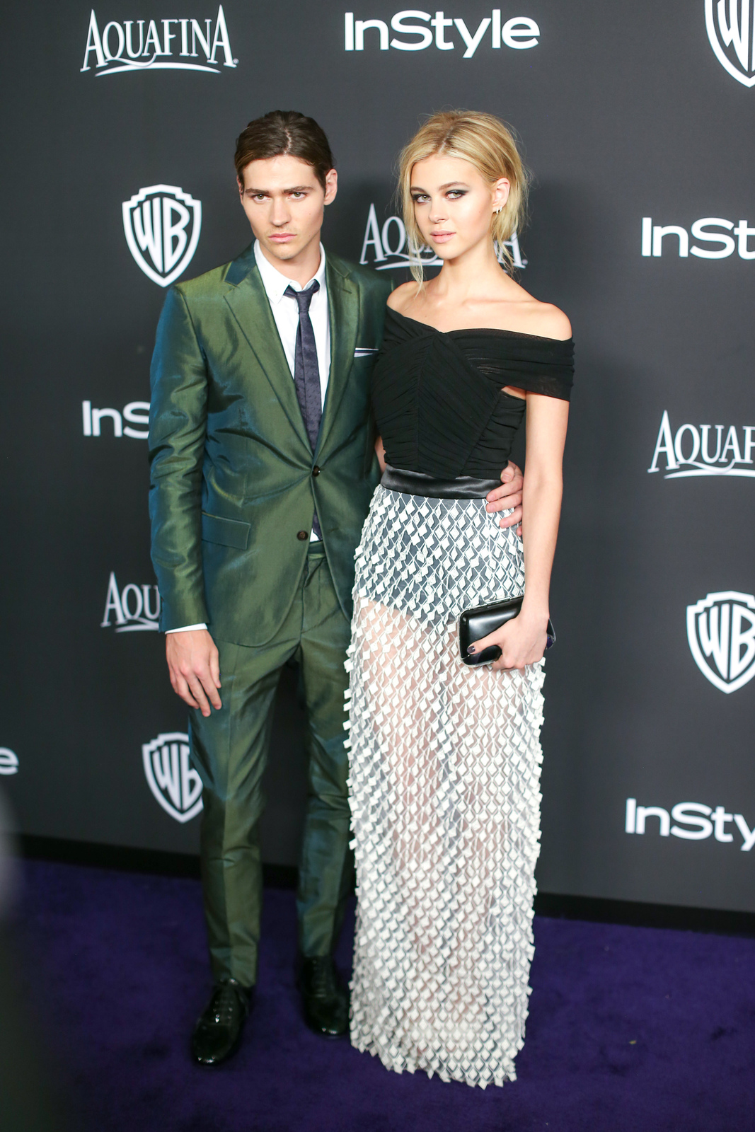 Will Peltz and Nicola Peltz attend the 2015 InStyle and Warner Bros. 72nd Annual Golden Globe Awards Post-Party at The Beverly Hilton Hotel on January 11, 2015 in Beverly Hills, California.