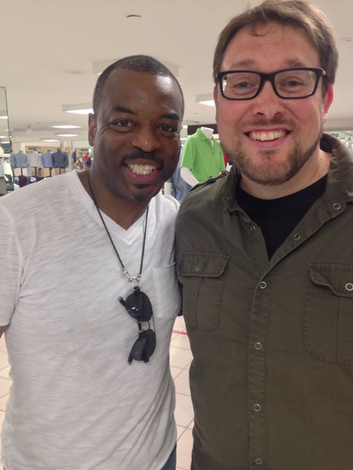 With LeVar Burton.