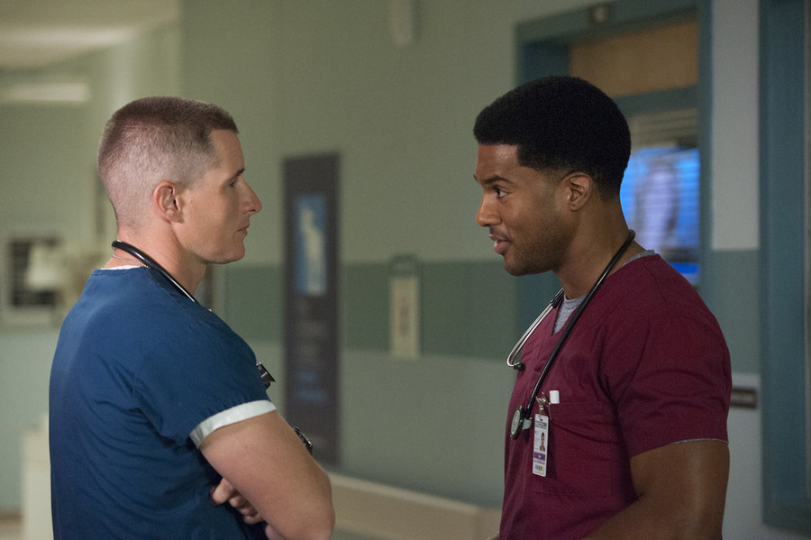 Still of Brendan Fehr and JR Lemon in The Night Shift (2014)