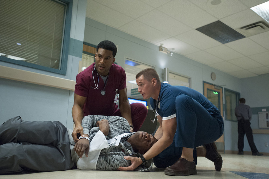 Still of Brendan Fehr and JR Lemon in The Night Shift (2014)