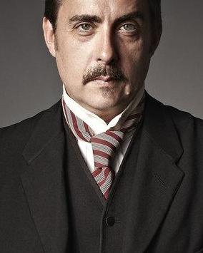 Eric Rolland as J.P. Morgan in the Emmy Award winning History miniseries THE MEN WHO BUILT AMERICA