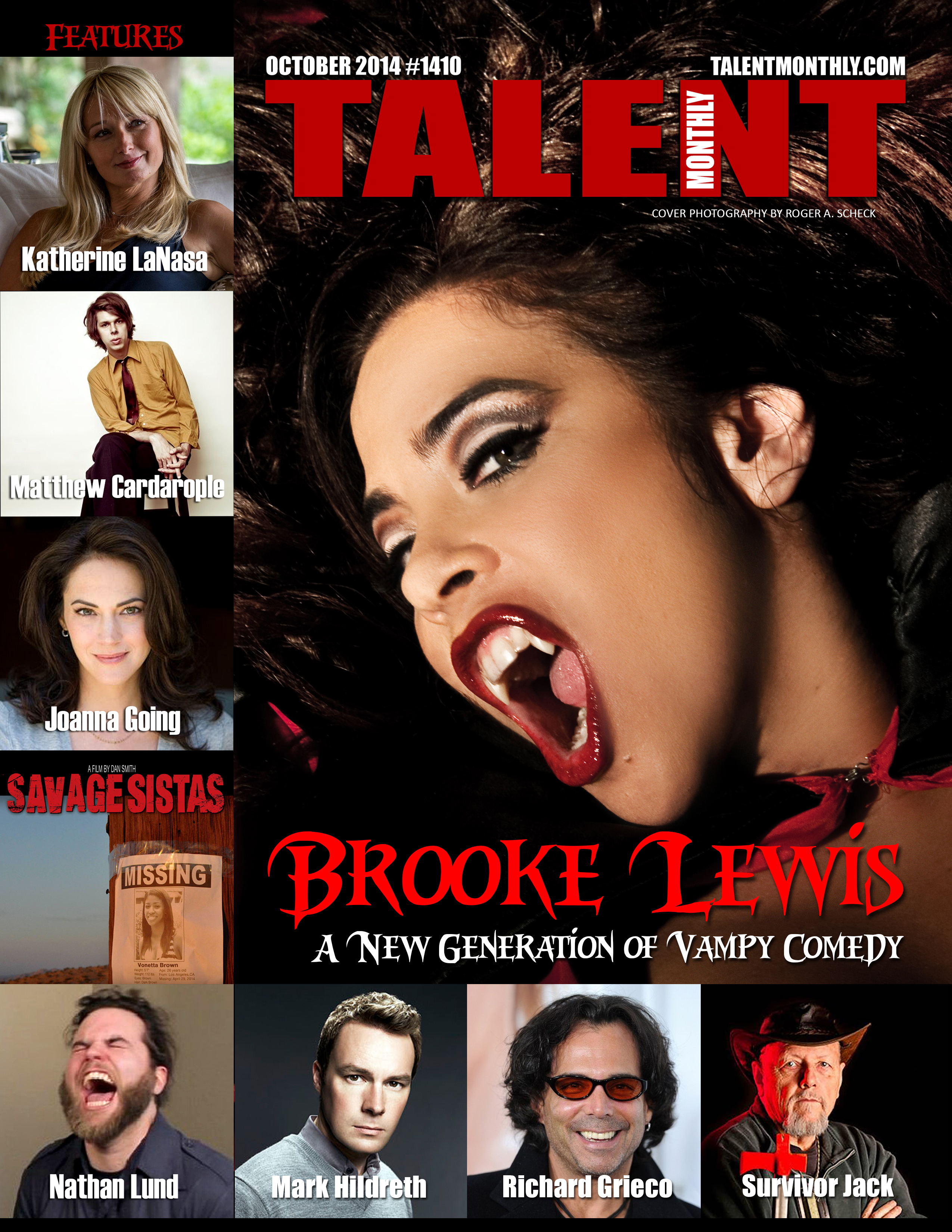 Talent Monthly Magazine- Cover Brooke Lewis