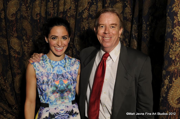 With Jeff Vernon, founder of The Angeleno Film Festival, at their Awards Ceremony