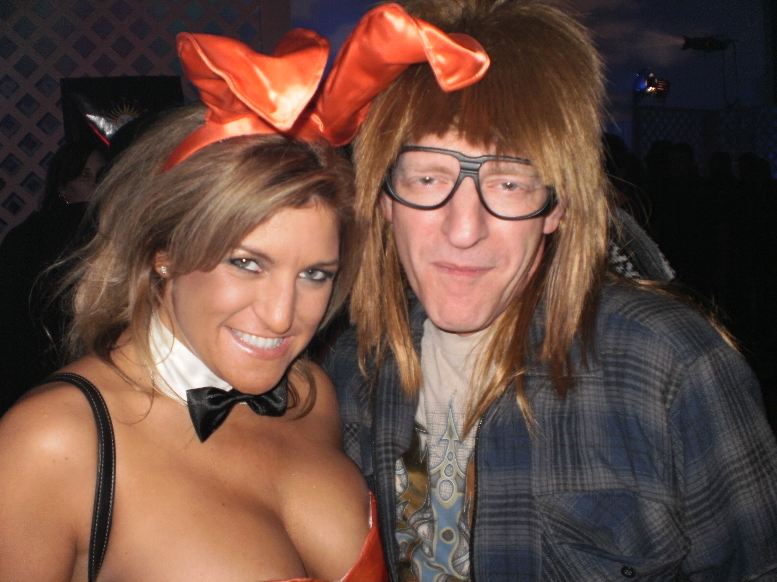 Joey with one of his fans at Stage 3 Productions annual Halloween party in Warren, MI