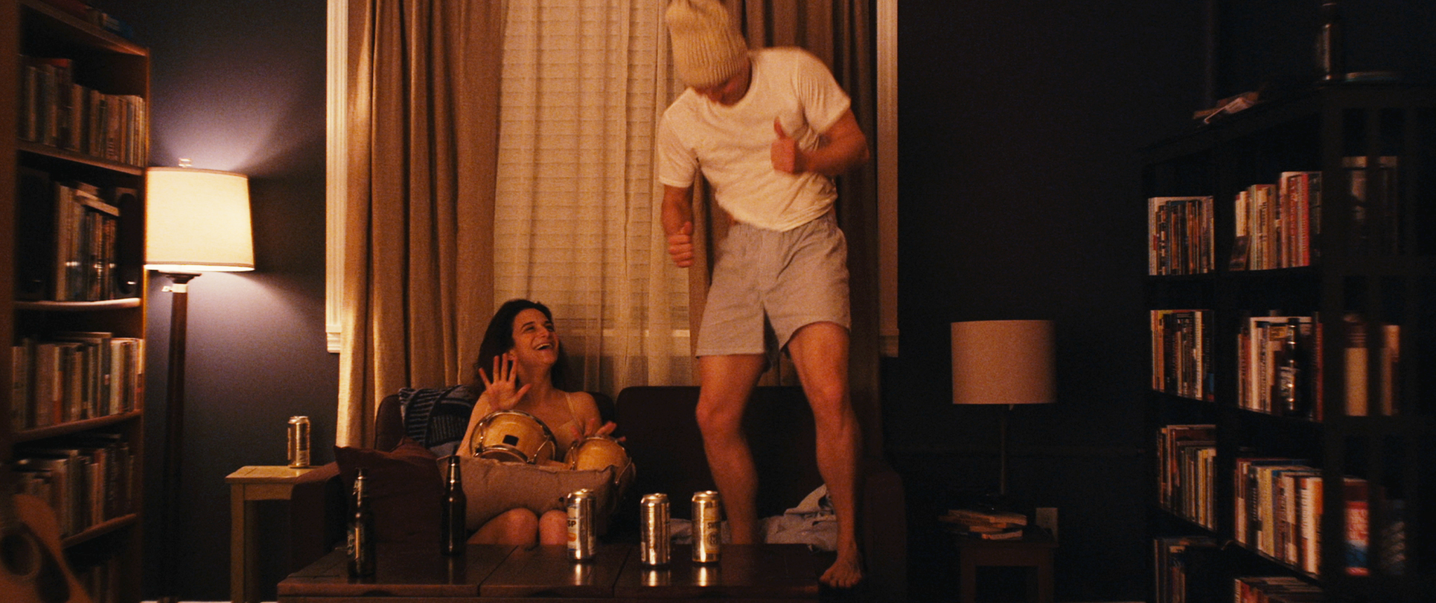 Still of Jenny Slate and Jake Lacy in Obvious Child (2014)