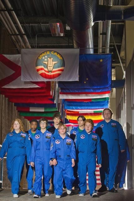 Still of John Corbett, Abigale Corrigan, Jimmy Bellinger, Logan Huffman, Tyrin Niles Wyche, Breezy Eslin and Tanner Dow in A Smile as Big as the Moon (2012)