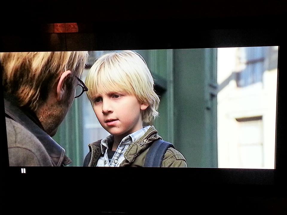 Miles Elliot and Rhys Ifans in The Amazing Spiderman