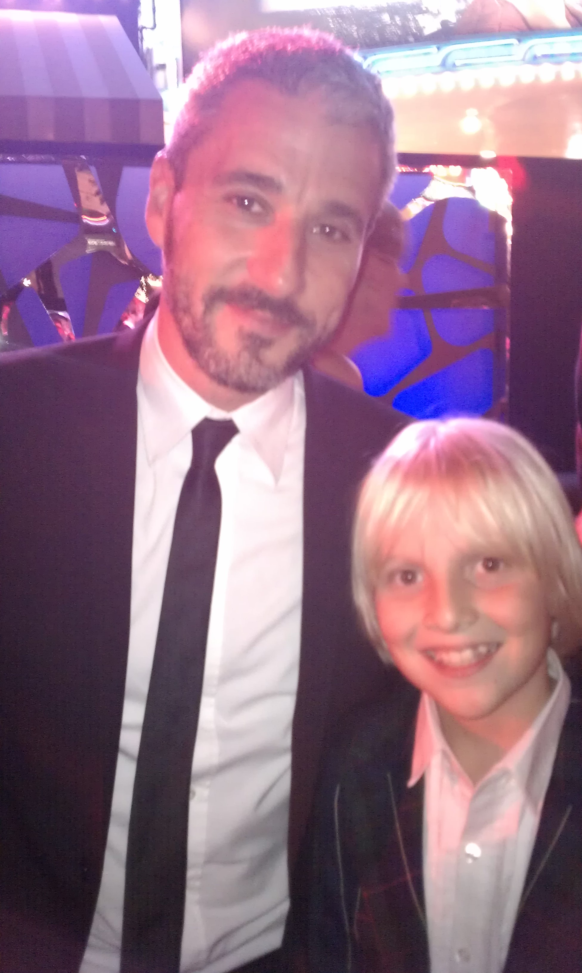 Miles Elliot and Matthew Tolmach, the Producer of The Amazing Spiderman at Premiere Party