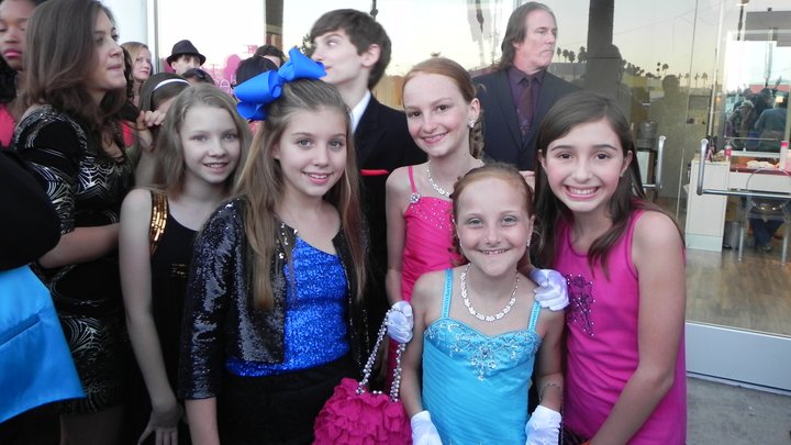 Paris Smith with friends at the 2011 ITVfest Glamour Hollywood Opening Night Party