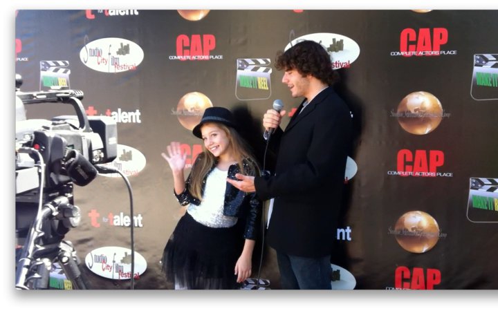 Red Carpet interview for Make It Reel