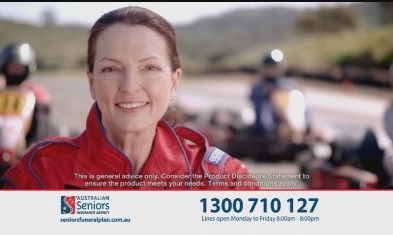 Australian Seniors Insurance Company National TVC 2012/2013
