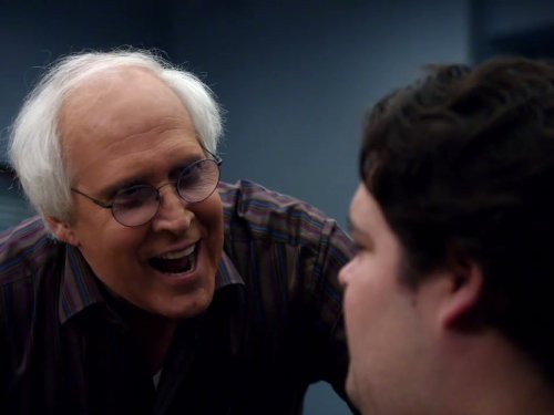 Still of Chevy Chase and Charley Koontz in Community (2009)