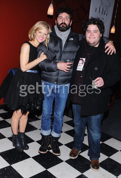 Arden Myrin, Quentin Dupieux, Charley Koontz at WRONG premiere party Sundance 2012