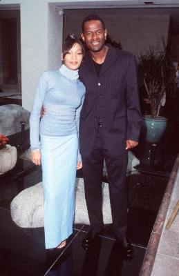 Brian McKnight and Monica Arnold