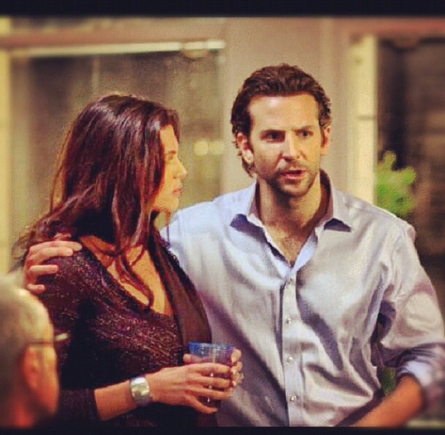 Movie still from Limitless. Myself and Bradley Cooper in a party scene.