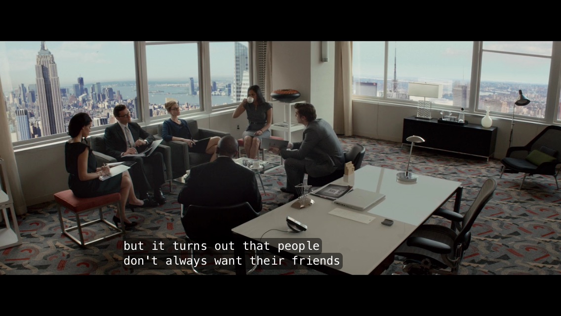 Myself, Brooke A. Stroebele in, Paranoia (2013), as a professional at the Eikon office.