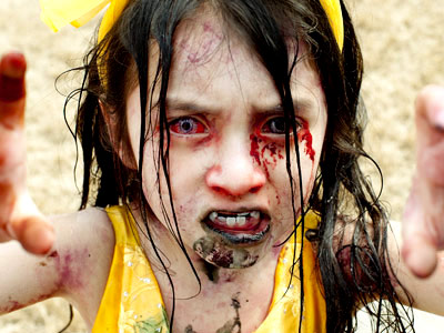 Sydnie Dawson playing a Princess Zombie in Zombieland