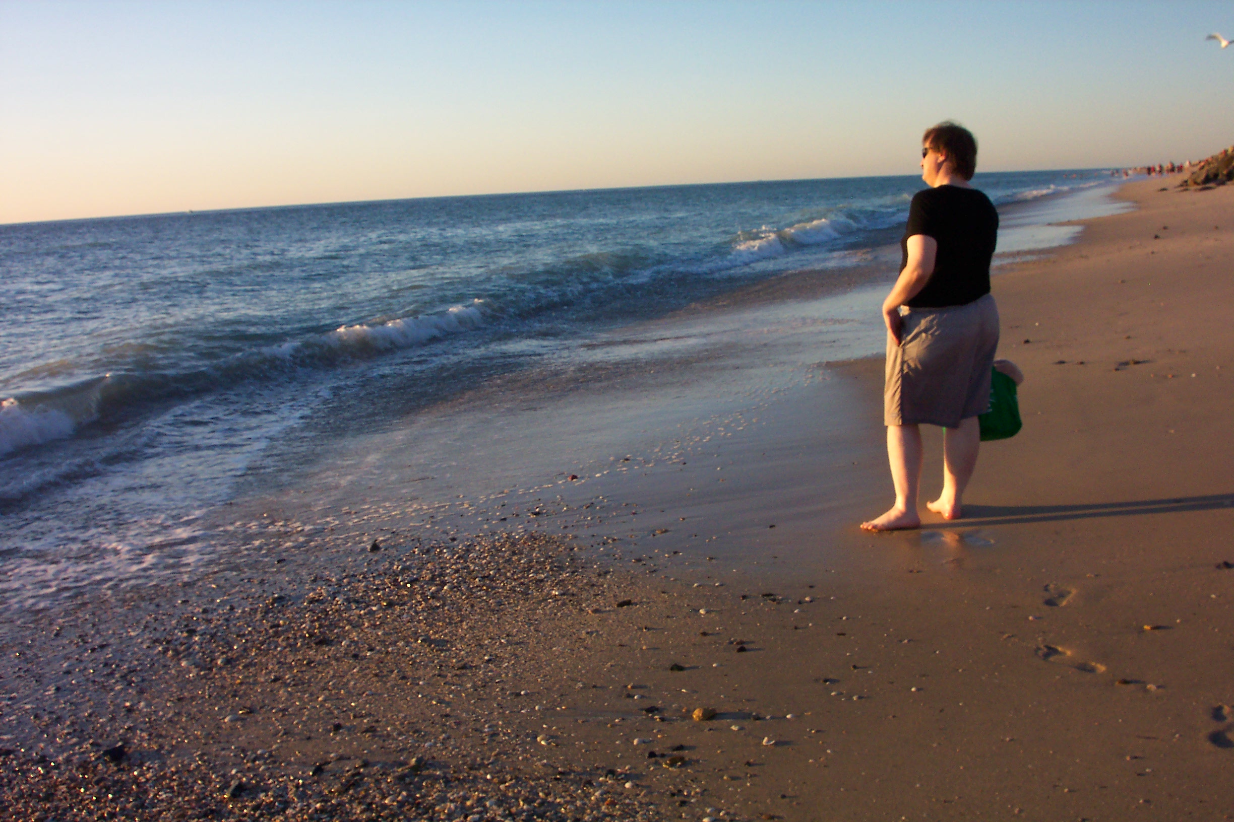 Dusk at Maslin Beach. Again at one of the happiest (if not exactly lightest) times of my life.