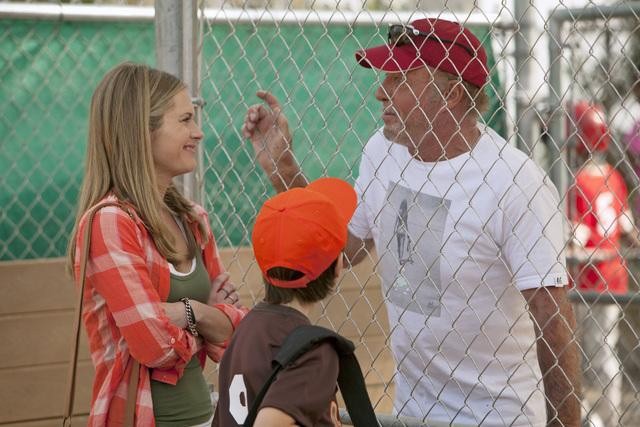 Still of James Caan, Maggie Lawson and Griffin Gluck in Back in the Game (2013)