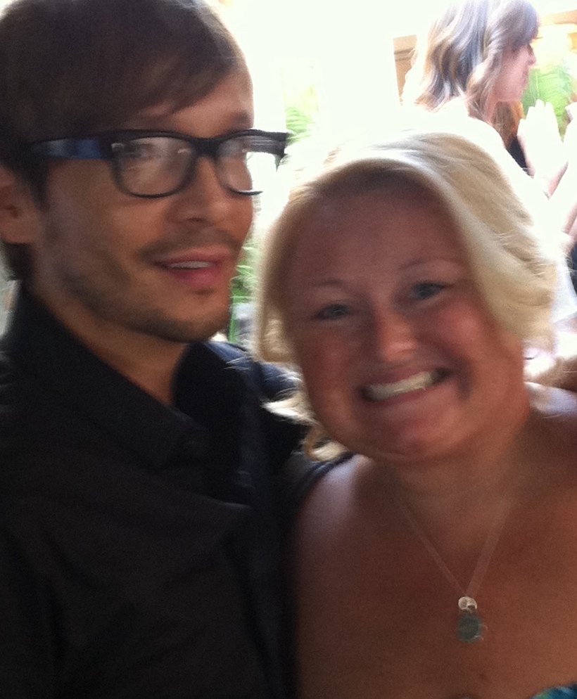 With Ken Paves at Ken Paves Salon before Emmy Awards 2012