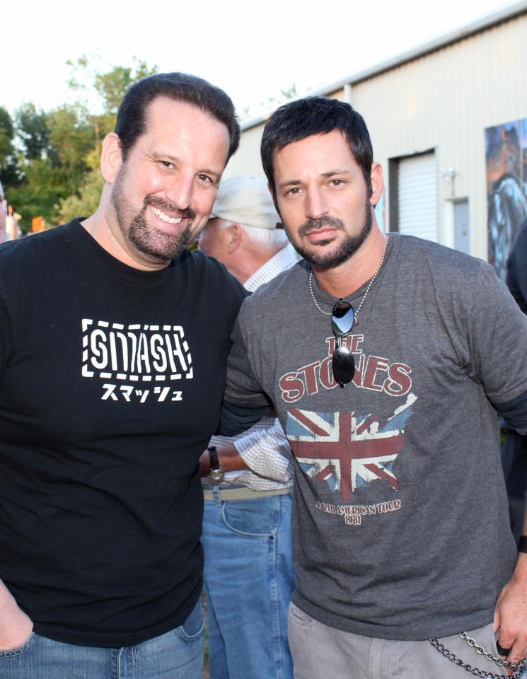Executive Producer David Gere with professional wrestling legend Tommy Dreamer 'Sensory Perception'(2013)- on location CT