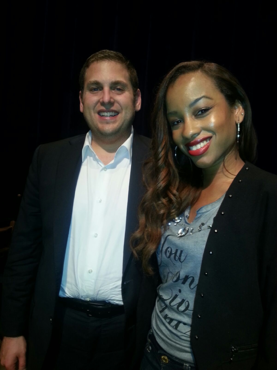 Ashley Johnson and Jonah Hill at SAG Nominating Committee screening of 