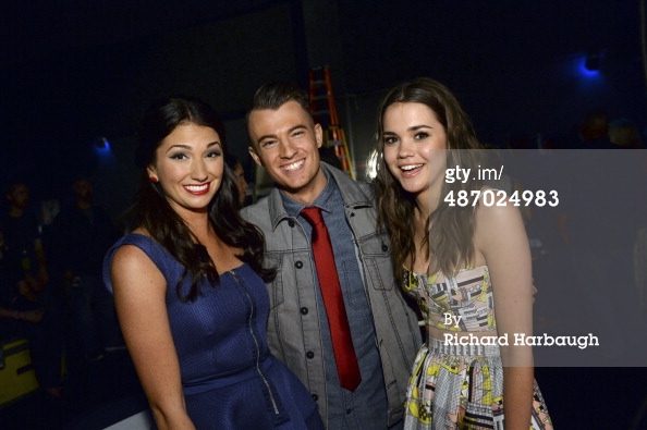 Madeline Whitby with Morgan Tompkins and Maia Mitchell at The 2014 Radio Disney Music Awards