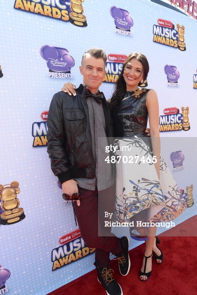 Madeline Whitby with Morgan Tompkins at The 2014 Radio Disney Music Awards