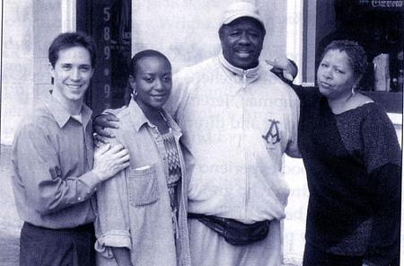 (L-R) Jeffrey Charlton, Sylvia Jackson, J.Anthony Brown, Myra J.