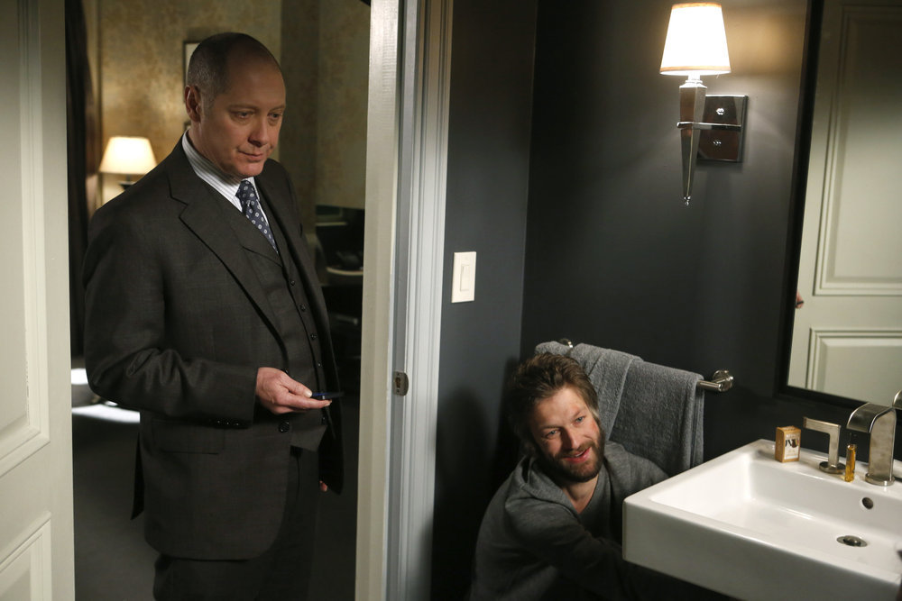 Still of James Spader, Peter Scanavino and Craig Keen in The Blacklist (2013)