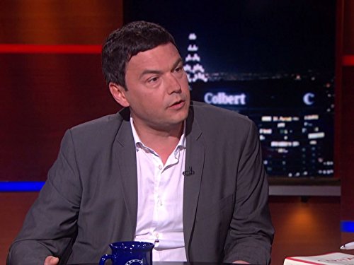 Still of Thomas Piketty in The Colbert Report (2005)