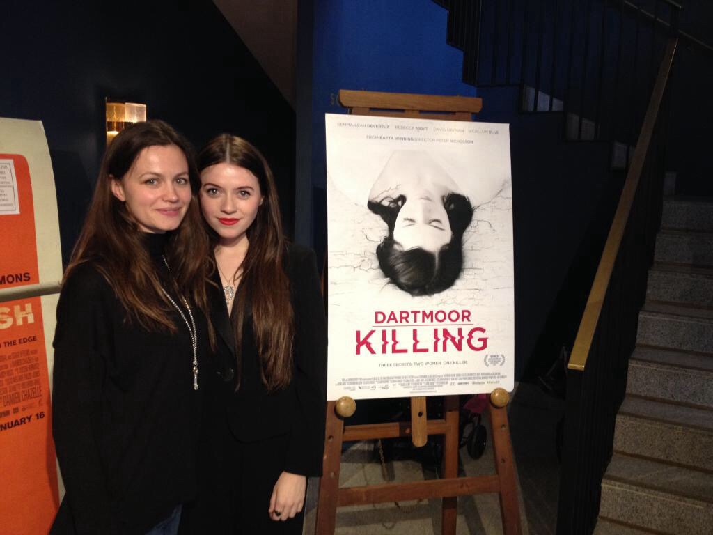 Gemma-Leah Devereux and Rebecca Night at the screening of 