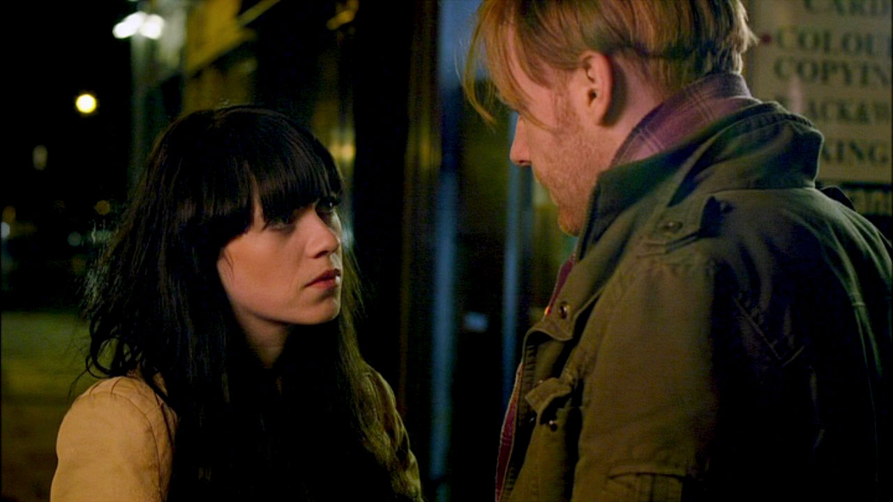 Gemma-Leah Devereux and Brian Gleeson in 