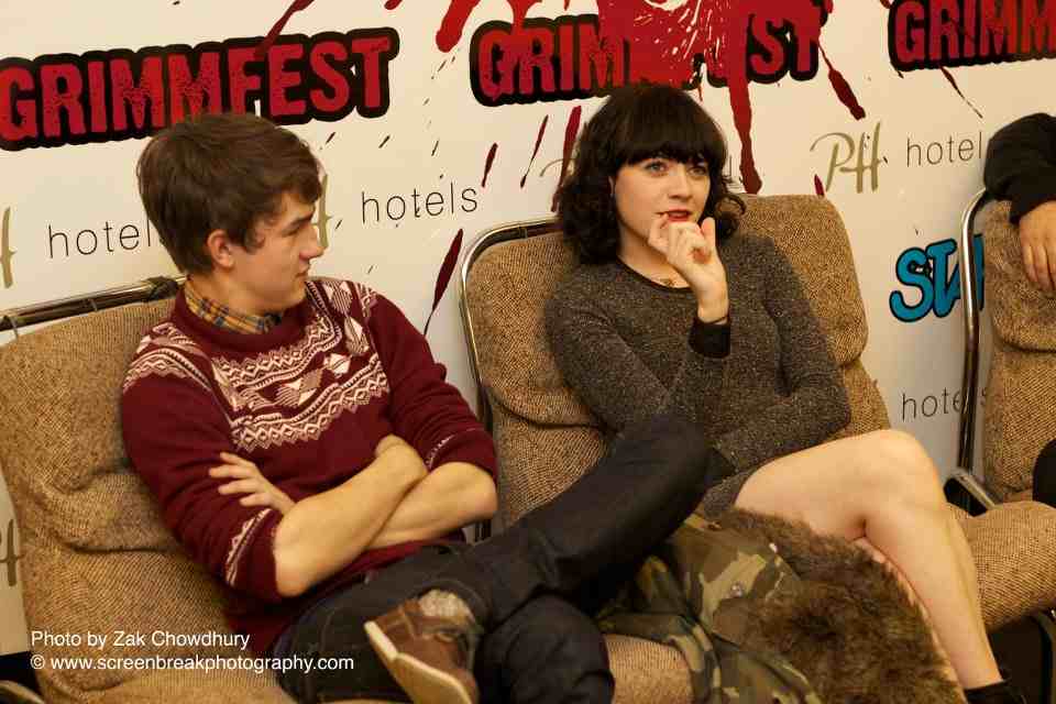 Gemma-Leah Devereux and Tommy Knight at Grimmfest 2012