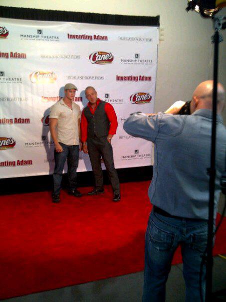 Beau Brasseaux at film premiere in Baton Rouge,La