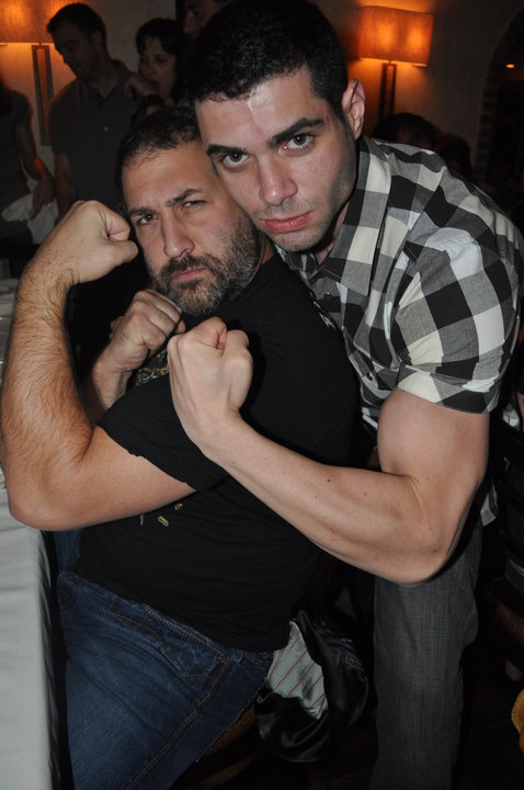 Tommy and Joey at the Inkubus wrap party.