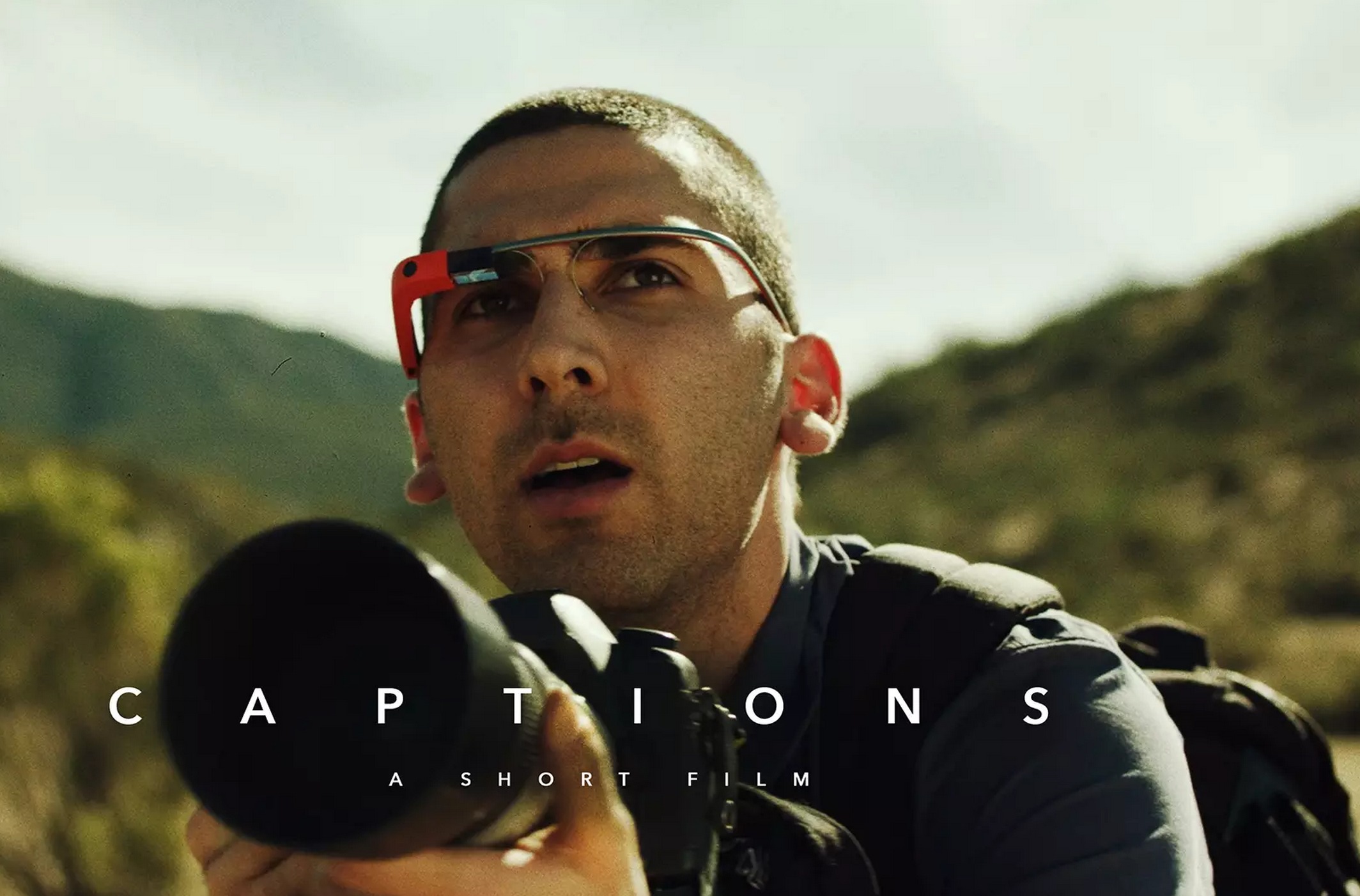 Captions by Google Glass. Commercial