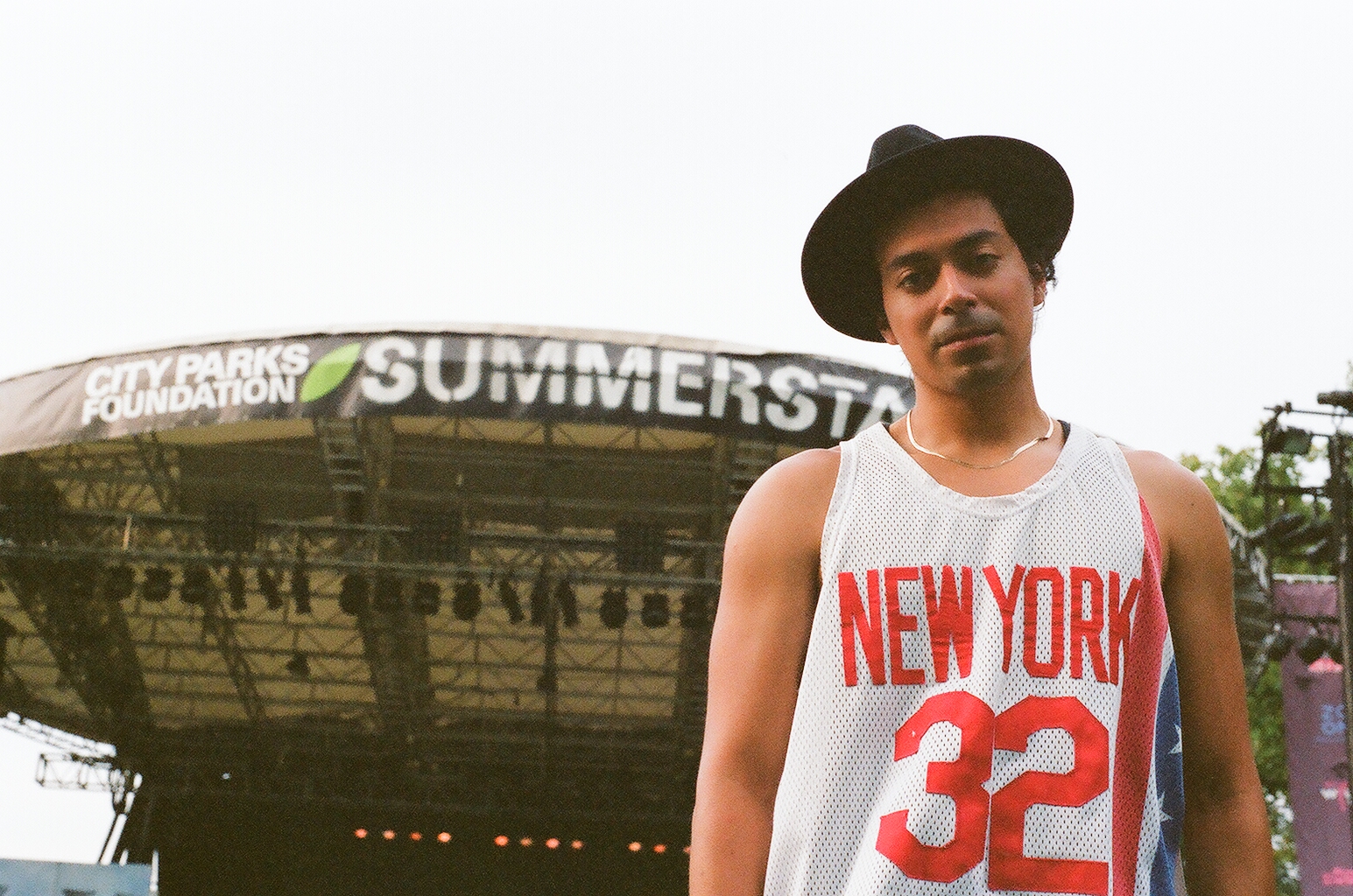 Matias Ponce in Central Park for Summerstage 2014