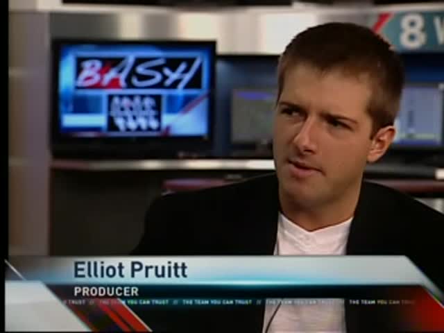 Producer Elliott Pruitt during a 2010 interview with NEWS 8 WROC about the opening of BASH.