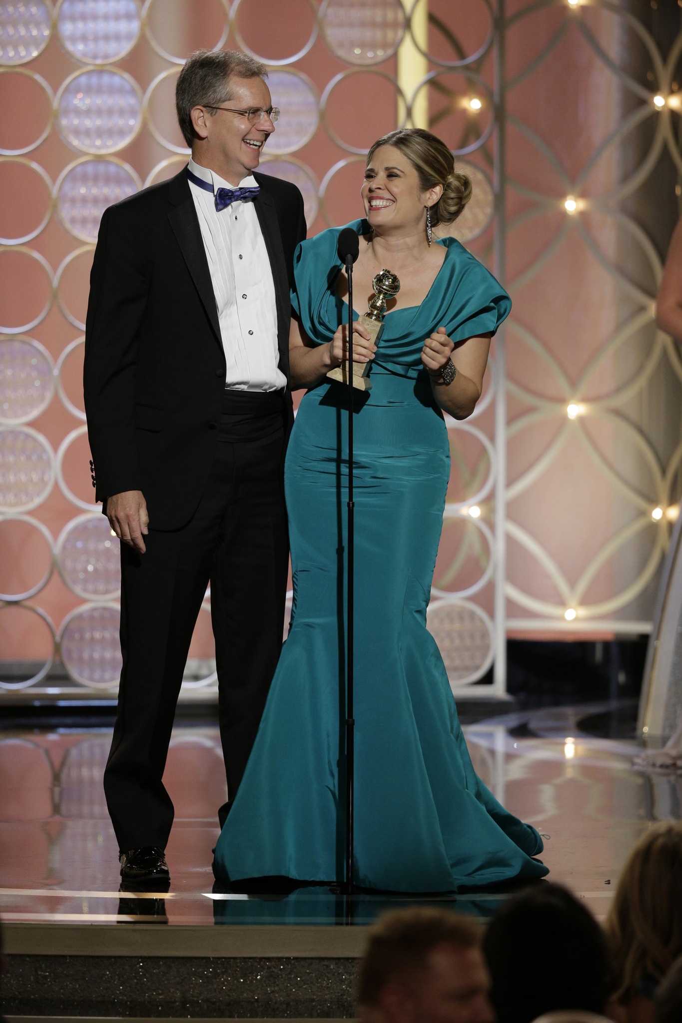 Chris Buck and Jennifer Lee at event of 71st Golden Globe Awards (2014)