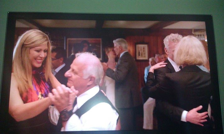 WITH TED DANSON ON BORED TO DEATH AS HIS BARTENDER.... 'SAL THE BARTENDER' .. IN WEDDING SCENE