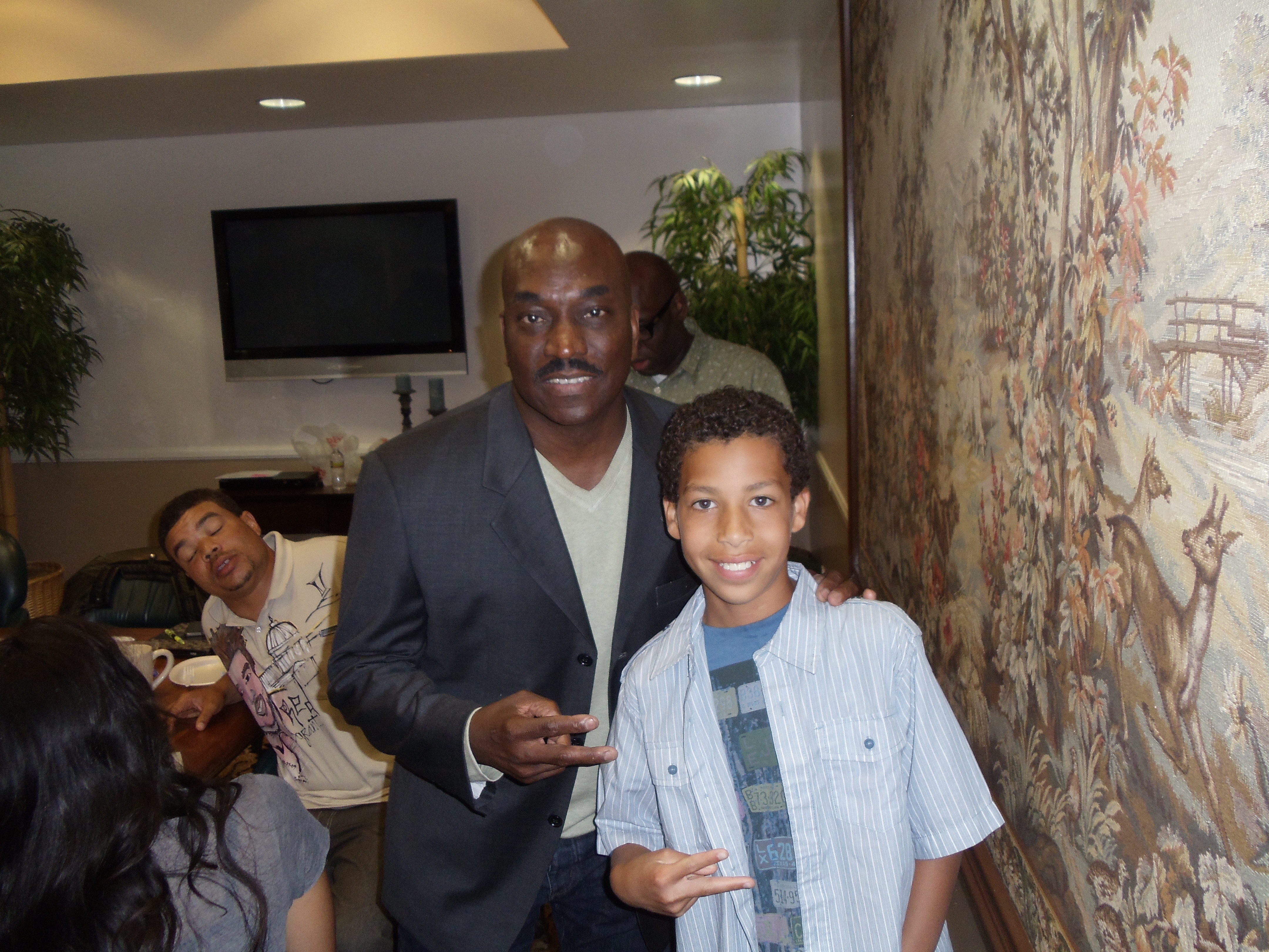 Marcus Scribner and Clifton Powell.