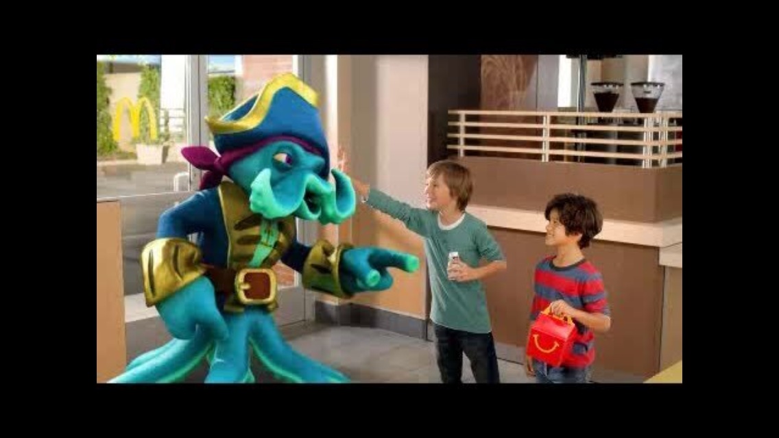 Ty Haile high five with Washbuckler from Skylander's.