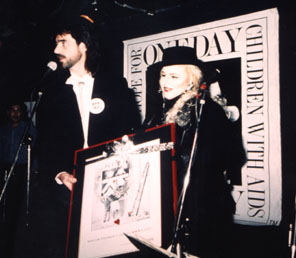 Being honored for song Oneday raising money for HIV/AIDS