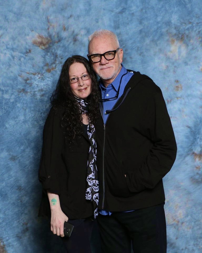 Malcolm McDowell and me! 2015
