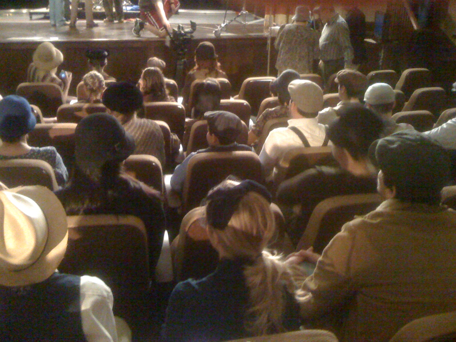Audience on the set of 