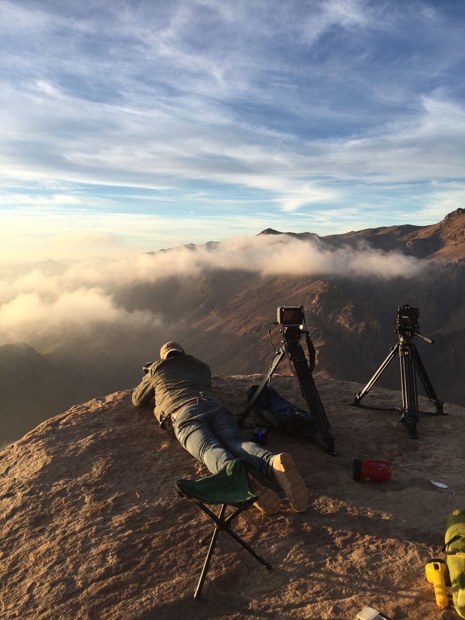 Data acquisition at Mount Sinai, Egypt, for 10 Mandamentos.