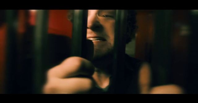 An intense moment from the short film 