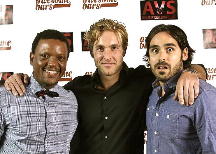 Lonnie Hughes, Kyle Devero, and Nikolas Holmes at the AVS Screening