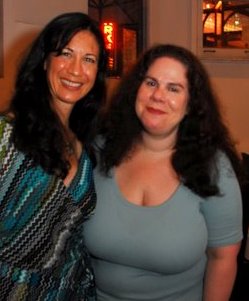 Anne Ohana (left) and Rachel Kadushin (right) at Indie Nights Filmmaker networking night.